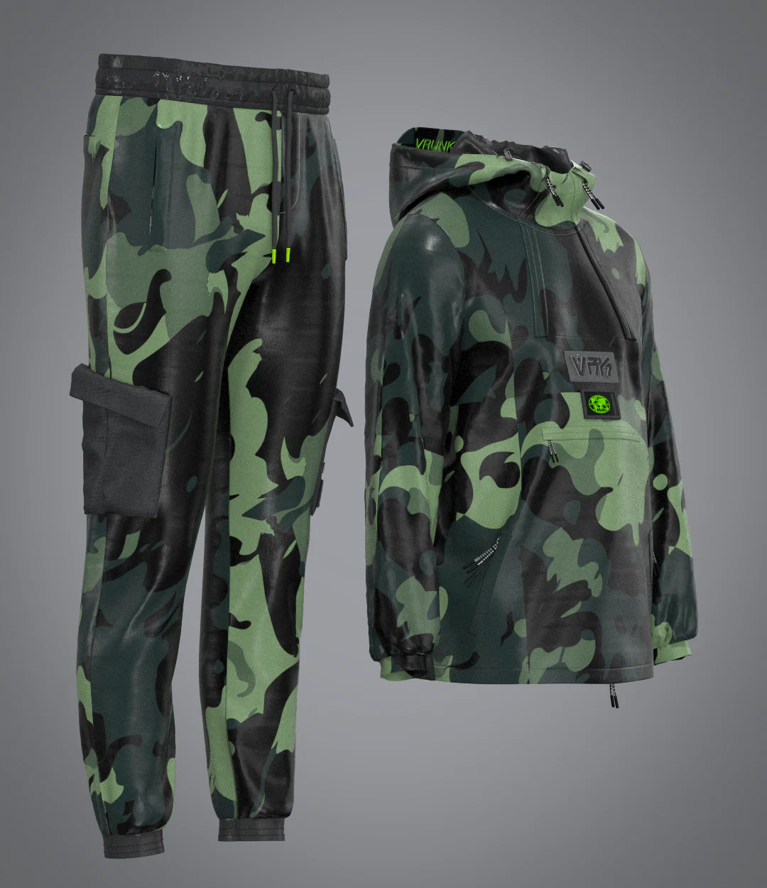 Ensemble Camouflage Kaki - Image 3