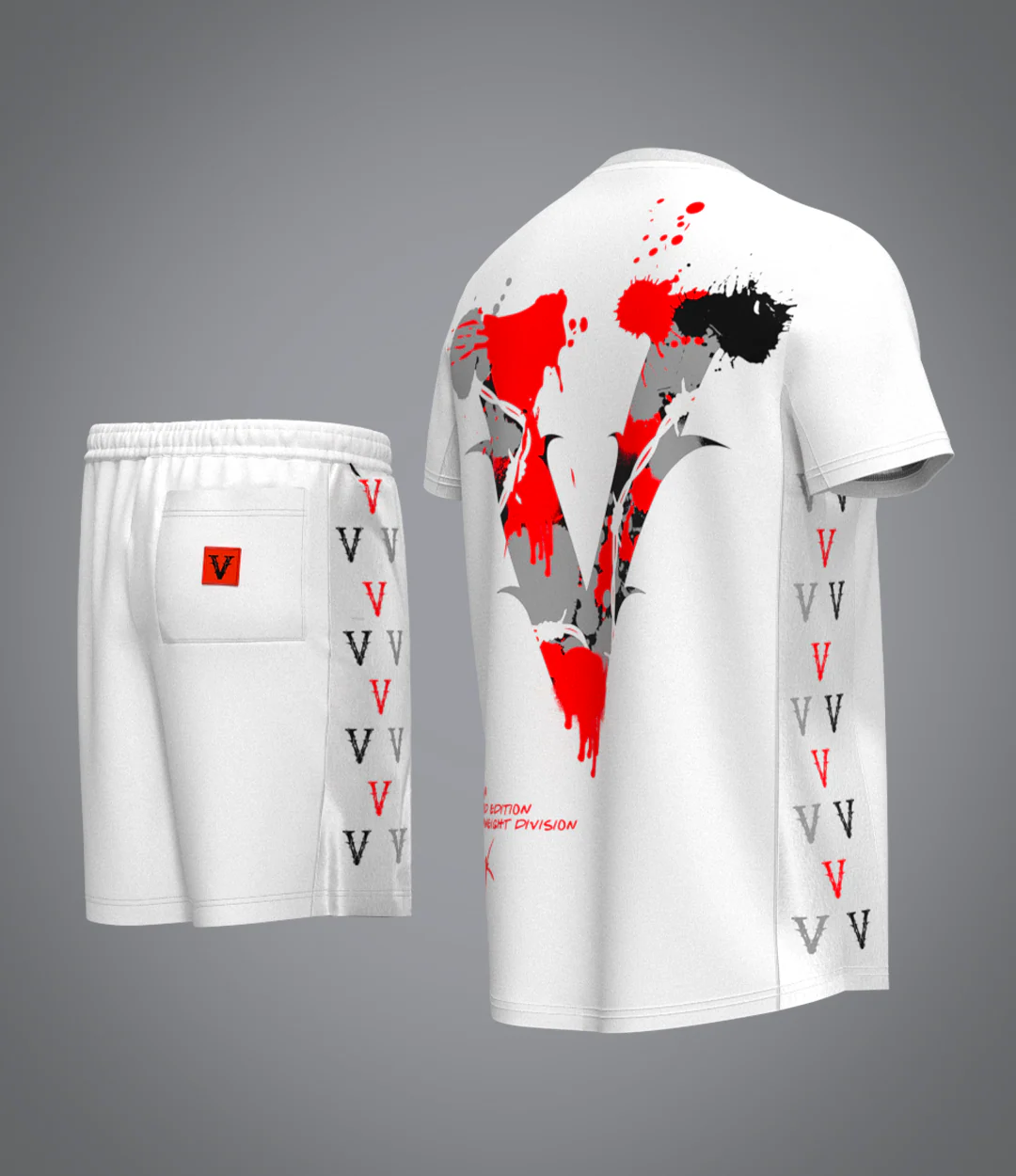 Ensemble Red Scarface Blanc - Image 4