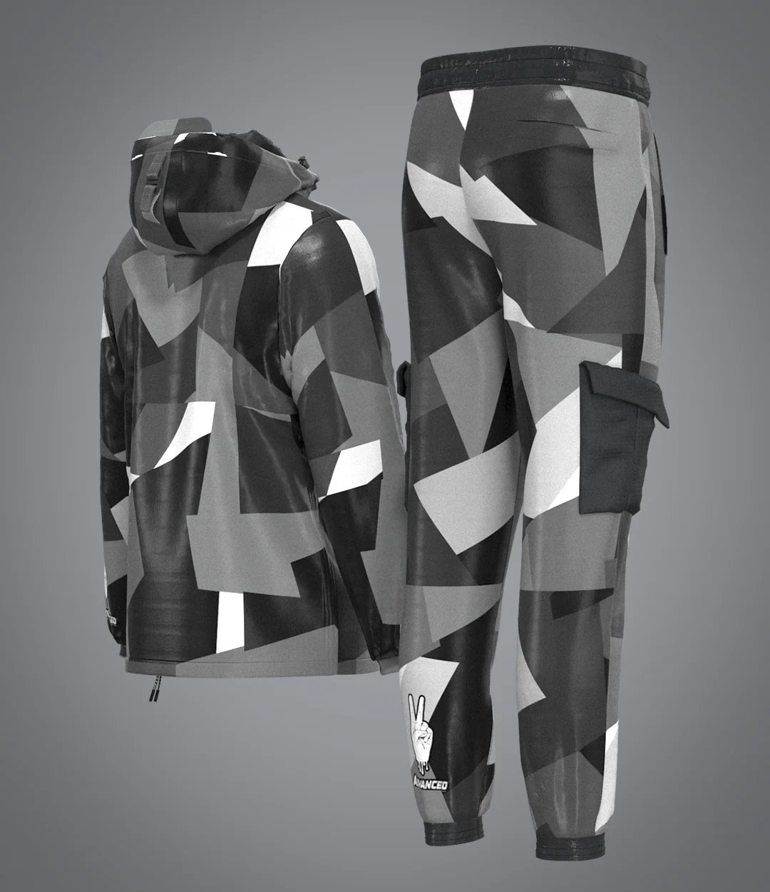 Ensemble Camouflage Grey - Image 3