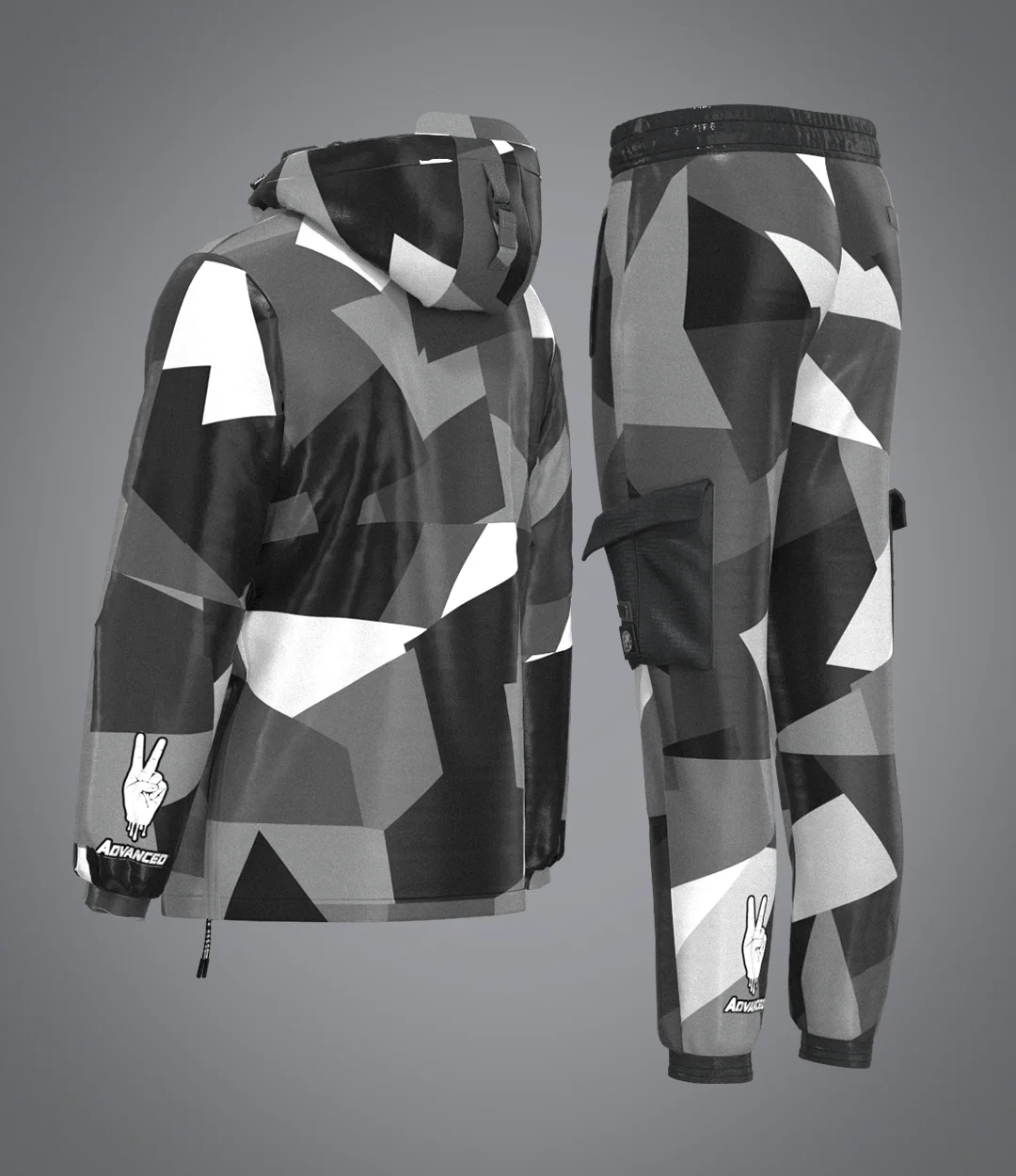 Ensemble Camouflage Grey - Image 4