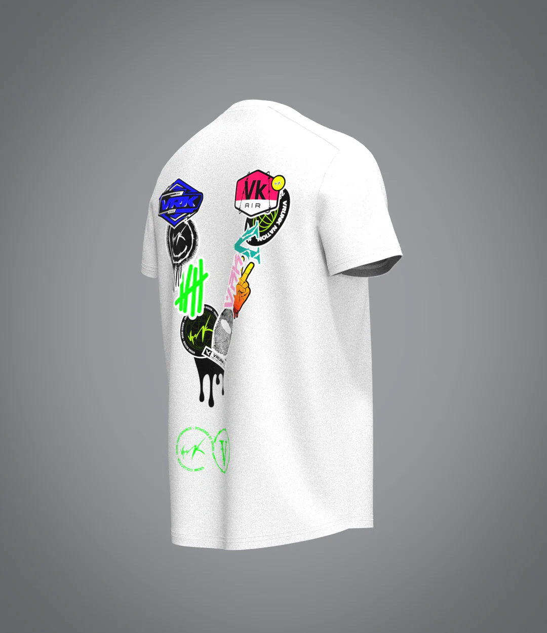 Tee-Shirt Stick The World Blanc - Image 4
